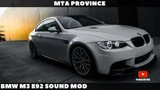 BMW M3 E92 Sound mod [MTA Province]