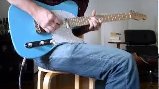 Daphne Blue Warmoth Telecaster Studecaster Partscaster Tele