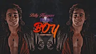 Billy Hargrove ☠ RUDE BOY