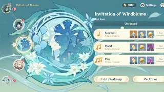 Genshin Impact - Ballads Of Breeze Songs Gameplay (Windblume Festival 2023)