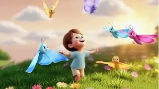 Little Butterfly Song for Kids | Fun Action Rhyme