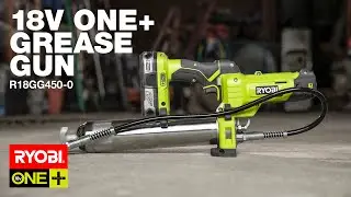 RYOBI: 18-вольтовый смазочный пистолет ONE+ (R18GG450-0) в действии