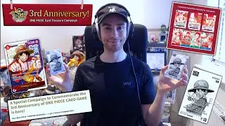 One Piece 3rd Anniversary Treasure Campain Packs!!