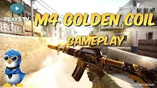 CS:GO - M4A1-S  Golden Coil (New Covert) Gameplay
