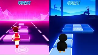 China Vs Penguin || Tiles Hop EDM Rush  | Android Gameplay Part 44| #viral #tileshop#tileshopedmrush