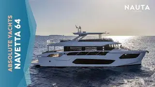 Absolute Yachts - Navetta 64 - POV boat tour esterni e cabine