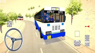 APSRTC Bus Driving in Bharat Bus Simulator 3D Game Android Gameplay | New Indian Bus Simulator 2025