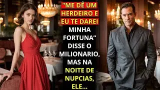 “ME DÊ UM HERDEIRO E EU TE DAREI MINHA FORTUNA” — DISSE O MILIONARIO, MAS NA NOITE DE NUPCIAS, ELE…