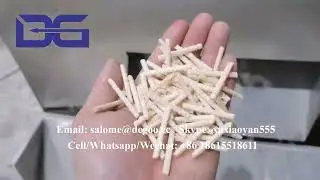 Continuous fried wheat sala sticks making machine fried chips production line slanty chips extruder