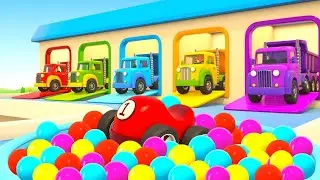Vamos chamar o caminhão basculante! Desenhos animados. Desenho animado infantil. Veículos de serviço