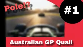 Australian GP Quali with MAX VERSTAPPEN... Flying lap... Pole?