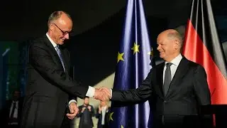 „Viel Erfolg, viel Kraft und alles Gute“ – Scholz übergibt das Kanzleramt an Merz