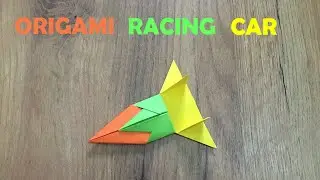 Easy Origami Racing Car. Як зробити машинку з паперу?
