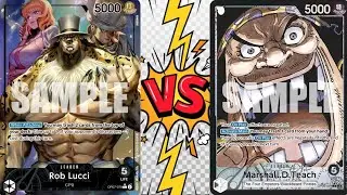 OP07 Rob Lucci Vs OP09 Marshall.D.Teach // OPTCG // Store Tournament Gameplay OP09