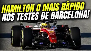 Hamilton Anda FORTE Com Ferrari e Consegue MELHOR Tempo dos Testes de Barcelona / F1