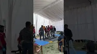 245kg 1st lift at All India University Kashmir 2025 #powerlifting #squats #powerliftingcommunity