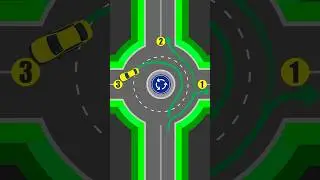 Master Roundabouts in 15 Seconds! 🚗💨 #roundabout #drivingtips #learnerdriver #ezdrive