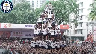The World's TALLEST Human Pyramid | Guinness World Records