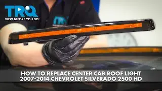 How to Replace Center Cab Roof Light 2007-2014 Chevrolet Silverado 2500 HD