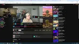Erobb watches an old clip of him