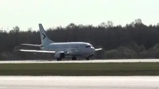 Tallinn Airport (TLL) - Estonian Air B737-500 (ES-ABO) vol.1