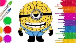 How To Draw Mega Minion Jerry from Despicable Me 4 // Despicable Me 4 Mega Minion Drawing Easy