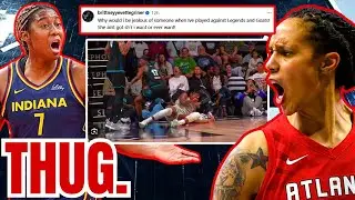 THUG Brittney Griner SLAMS Aliyah Boston after MUGGING HER in Unrivaled! MORE FEVER HATE!