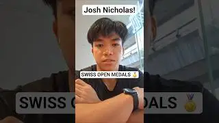 SWISS OPEN Gold Medal 🏅 Josh Nicholas
