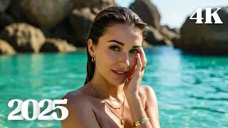 Summer Relaxing Vibes 4K UHD 2025 🌴 Chill Tropical Deep House Mix