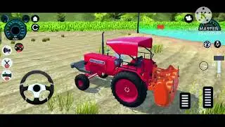 Mahindra xp plus & trolley from mud✴️real tractor game video 😁 new tractor simulator game #gameplay 