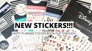 NEW HAPPY PLANNER STICKER BOOK FLIP THROUGHS