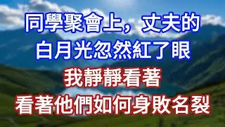 同學聚會上，丈夫的白月光忽然紅了眼，我靜靜看著，看著他們如何身敗名裂！#言情故事#情感故事#家庭故事#小說#戀愛#婚姻