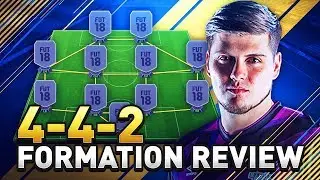 BEST CROSSING FORMATION IN FIFA 18 ULTIMATE TEAM! 442 FORMATION GUIDE (WINGPLAY)