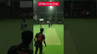 Cricket Carnage: Explosive 37 Runs in 6 Balls! 🏏💥 #shorts #indiacricket #viral #shorts