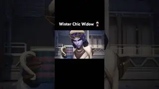 winter chic widow #overwatch #overwatchclips #gaming #overwatch2 #ow2 #widowmaker #winterchic