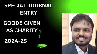 Goods Given As Charity, Donation , Advertisement, and Free Sample Journal Entry Class 11 Accountancy