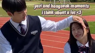 yeri and hongseok moments i think about a lot... #yeri #hongseok #bluebirthday #behindthescenes
