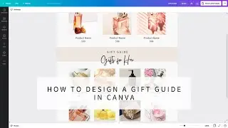 How to Create a Gift Guide with Canva + Free Canva Templates
