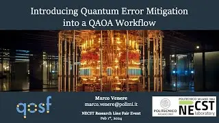 Introducing Quantum Error Mitigation Techniques into a QAOA Workflow