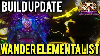 [PoE 3.27] Kinetic Rain of Impact Wander Elementalist Ramping to Endgame!