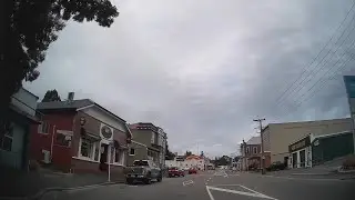 Driving from Mosgiel to Green Island in Dunedin in the Otago Region of New Zealand