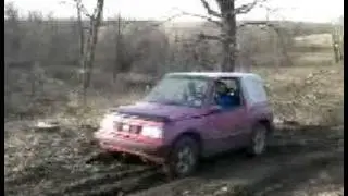 mudding in a geo tracker