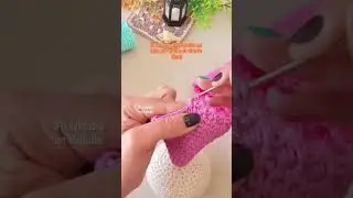 TIP Puntilla 💜Ideal  indumentaria y deco hogar 👗 #puntilla #decoration #crochet