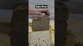 100% Bajra (pearl millet) gluten free millet bread. #millet #millets #glutenfree #healthybread