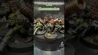 Ork Kommandos, an elite kill team from the 41st millennium. #warhammer40k #killteam #orks #warhammer
