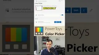 Pick Any Color on Your Screen 🎨 | #PowerToys Color Picker #productivity #tips #windows #colors