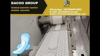 Fully Auto  Woman Sanitary Napkin Female Pad Making Machine