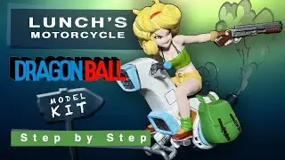 🚗🖌️ Lunch&rsquo;s Motorcycle Dragon Ball Model Step by Step