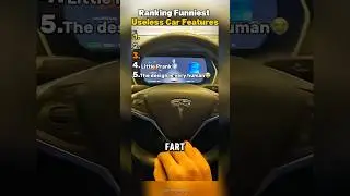 Ranking Funniest Useless Car Features😭 #shorts #car