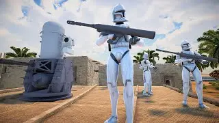 ROCKET TROOPERS & KASHTAN CIWS VILLAGE DEFENSE SURROUNDED BY MILLIONS OF FRANKENSTEIN ARMY - UEBS 2